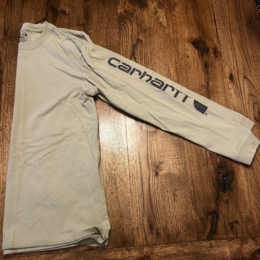 Carhartt Beige Long Sleeve Shirt